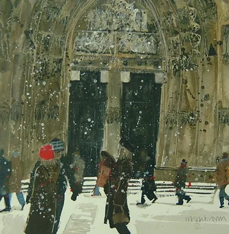Strolling, St Vitus Cathedral, Prague